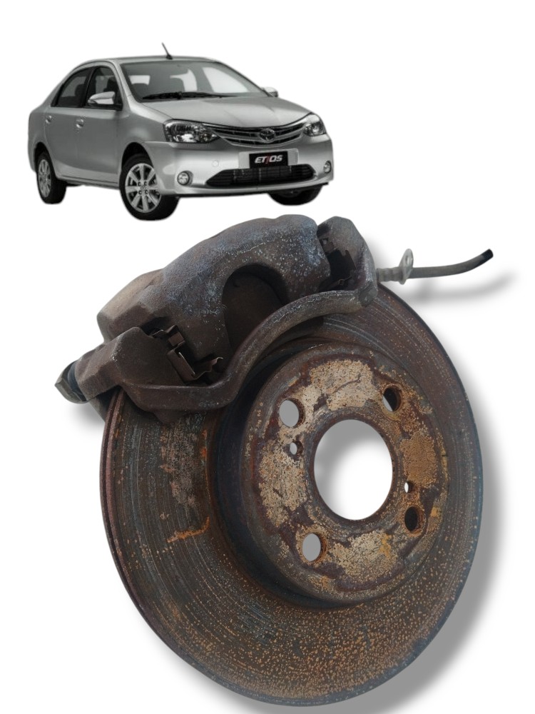 Pinça freio disco esquerdo Toyota Etios 2018 original Bosch 1