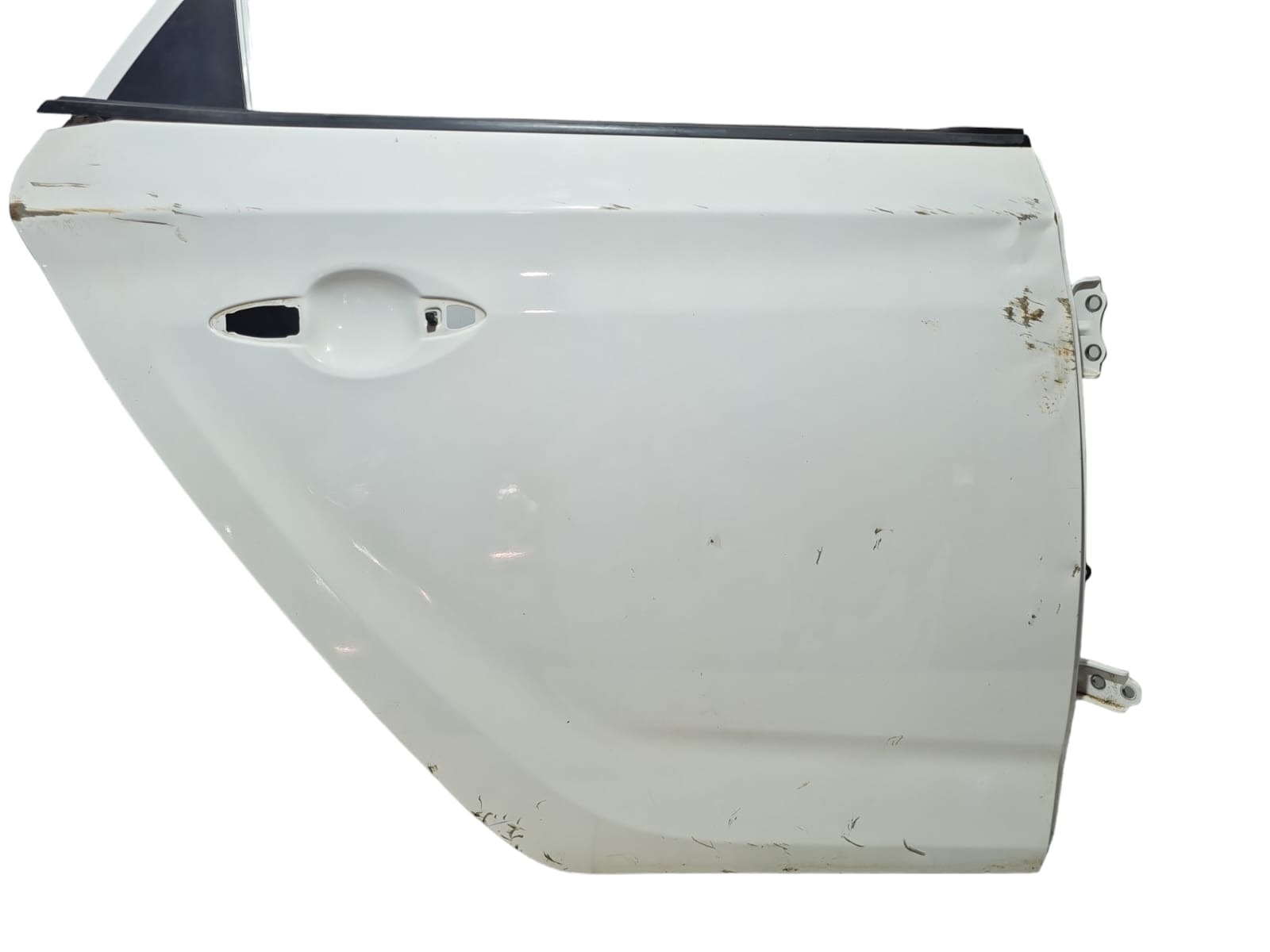 Porta Traseira Direita Hyundai Hb20 2013   Hatch Detalhe  Traseira Direito Branco 4