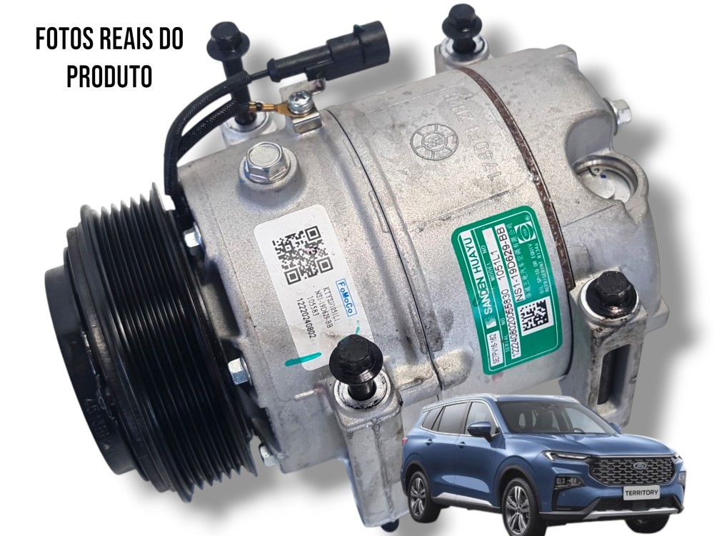 Compressor De Ar Ford Territory 2025 Ns1-19d629 Original 1