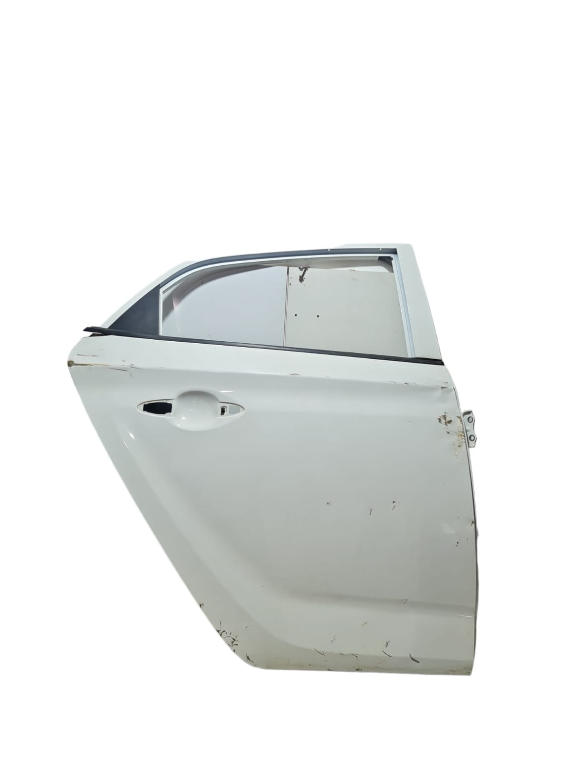Porta Traseira Direita Hyundai Hb20 2013   Hatch Detalhe  Traseira Direito Branco 1