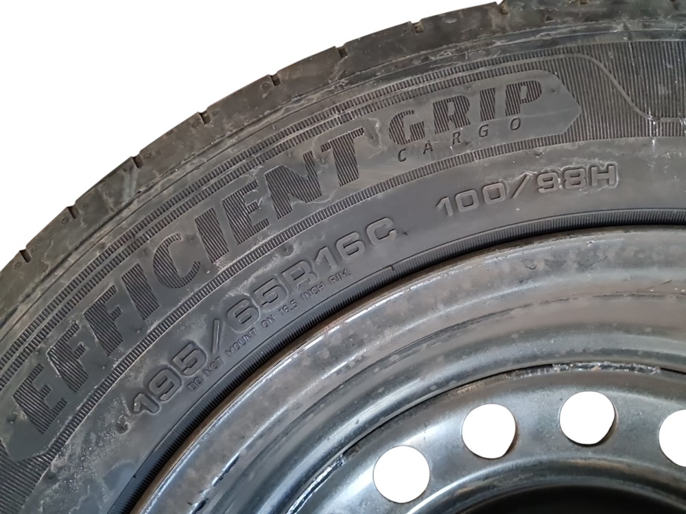 Roda De Ferro C Pneu 195/65r16 Aro Kangoo 2025 403006259r 5