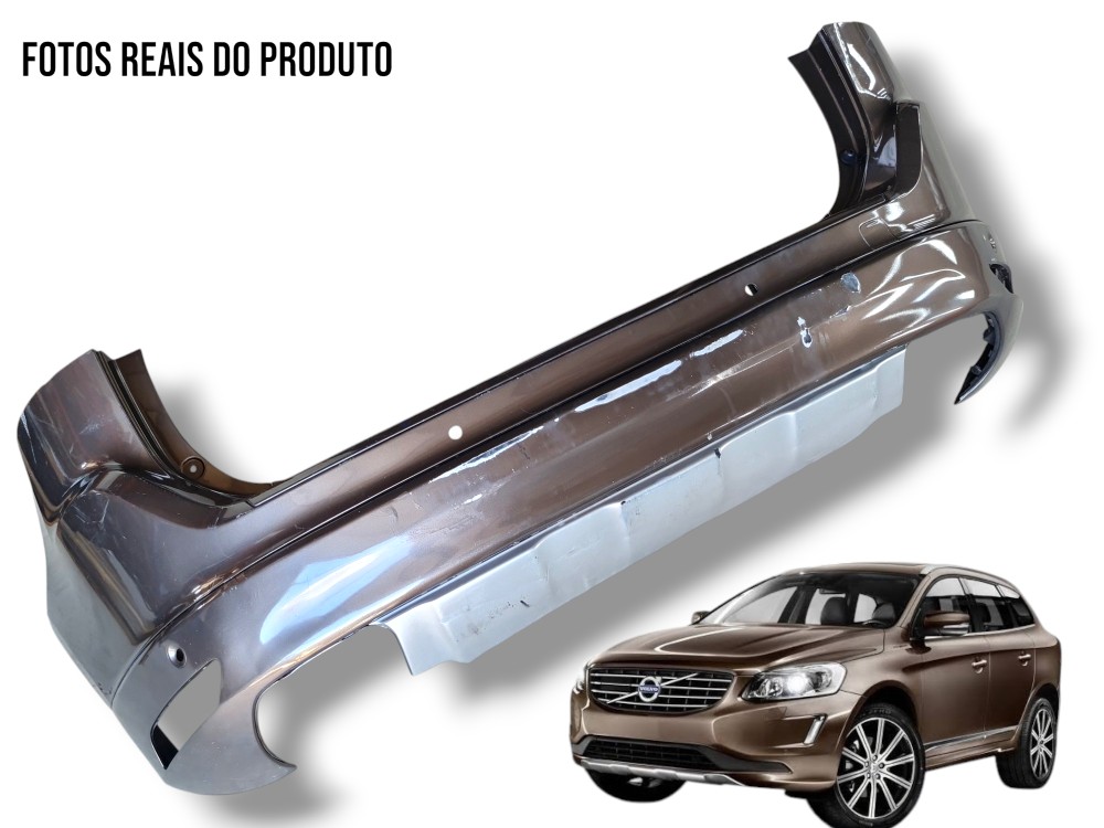 Parachoque Traseiro Volvo Xc60 2015 Original Detalhe D Uso 1