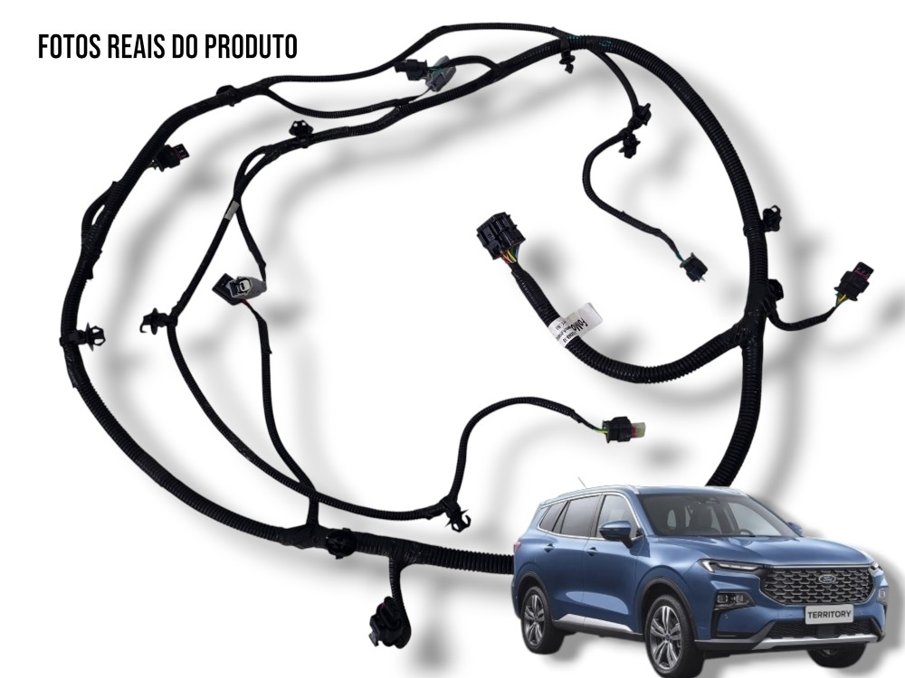 Chicote Elétrico Parachoque Traseiro Ford Territory 2025