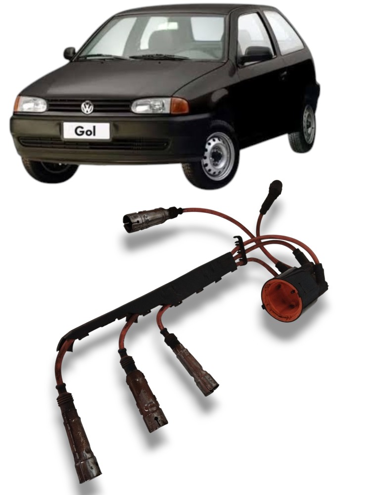 Tampa Distribuidor Cabo Ignição Suporte Gol G2 Original Laranja 1