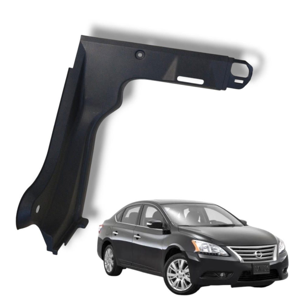 Acabamento Traseiro Banco Nissan Sentra 2016 Original Preto 1
