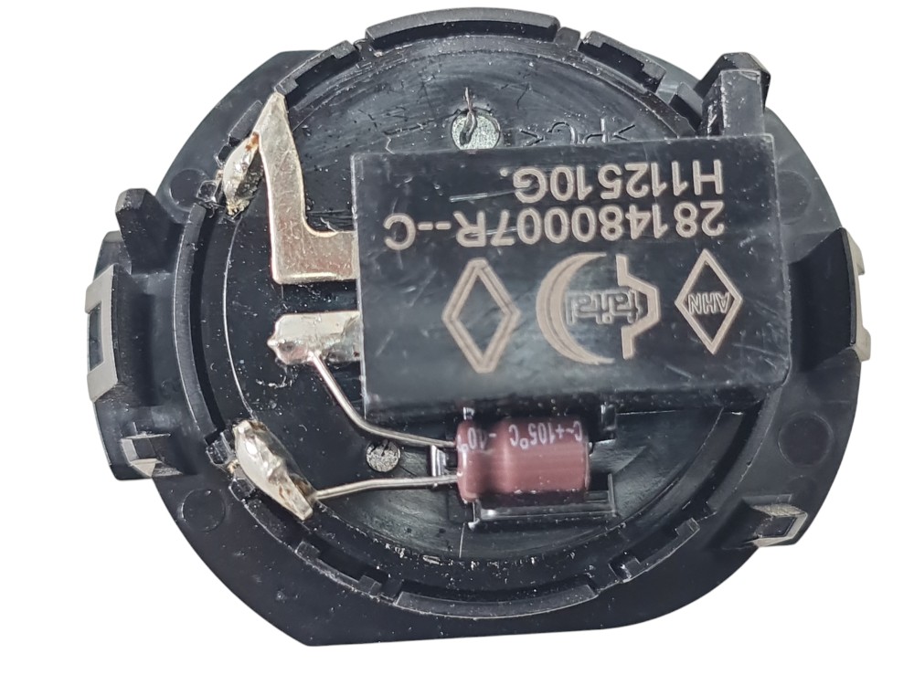 Tweeter Painel Renault Zoe 2022 281480007r Original  Preto 4