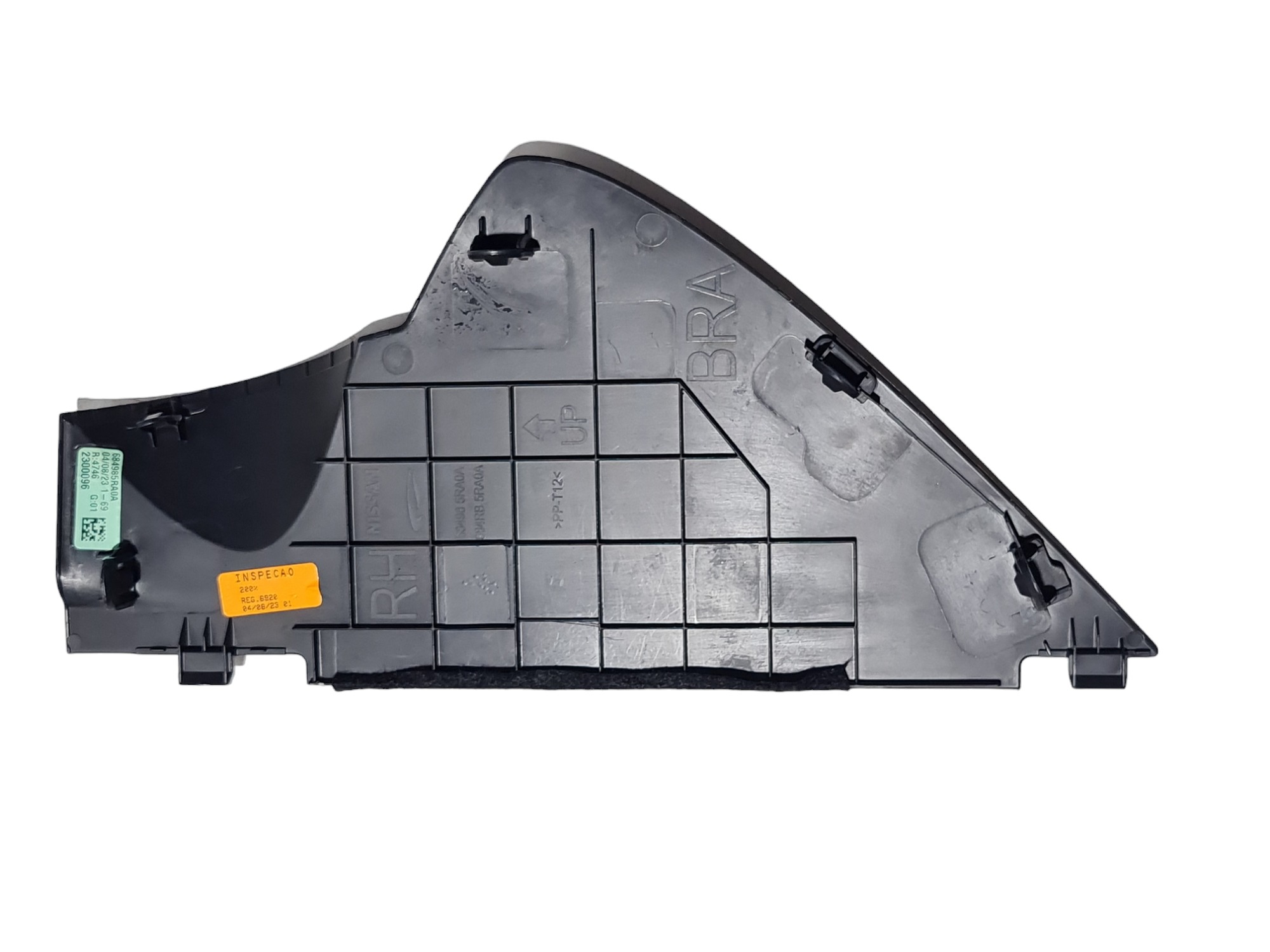 Acabamento Lateral Direito Painel Nissan Kicks 19 A 24 6