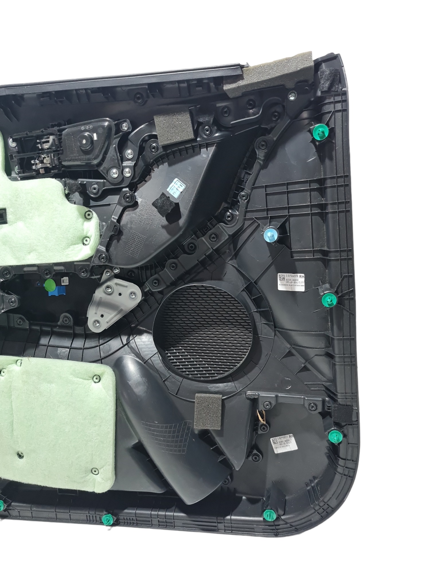 Forro De Porta Dianteira Direita Hyundai Creta 2021 Preto 5