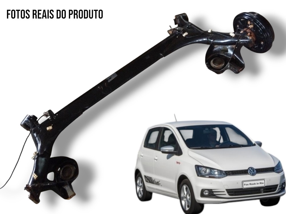 Eixo Traseiro VW/NOVO FOX CL MB 2016 5Z0.812.407A Original 1
