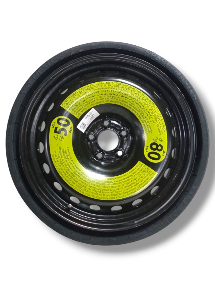 Roda Estepe 185/70 R19 Aro 19 Audi Etron 2022 A 2025 Preto