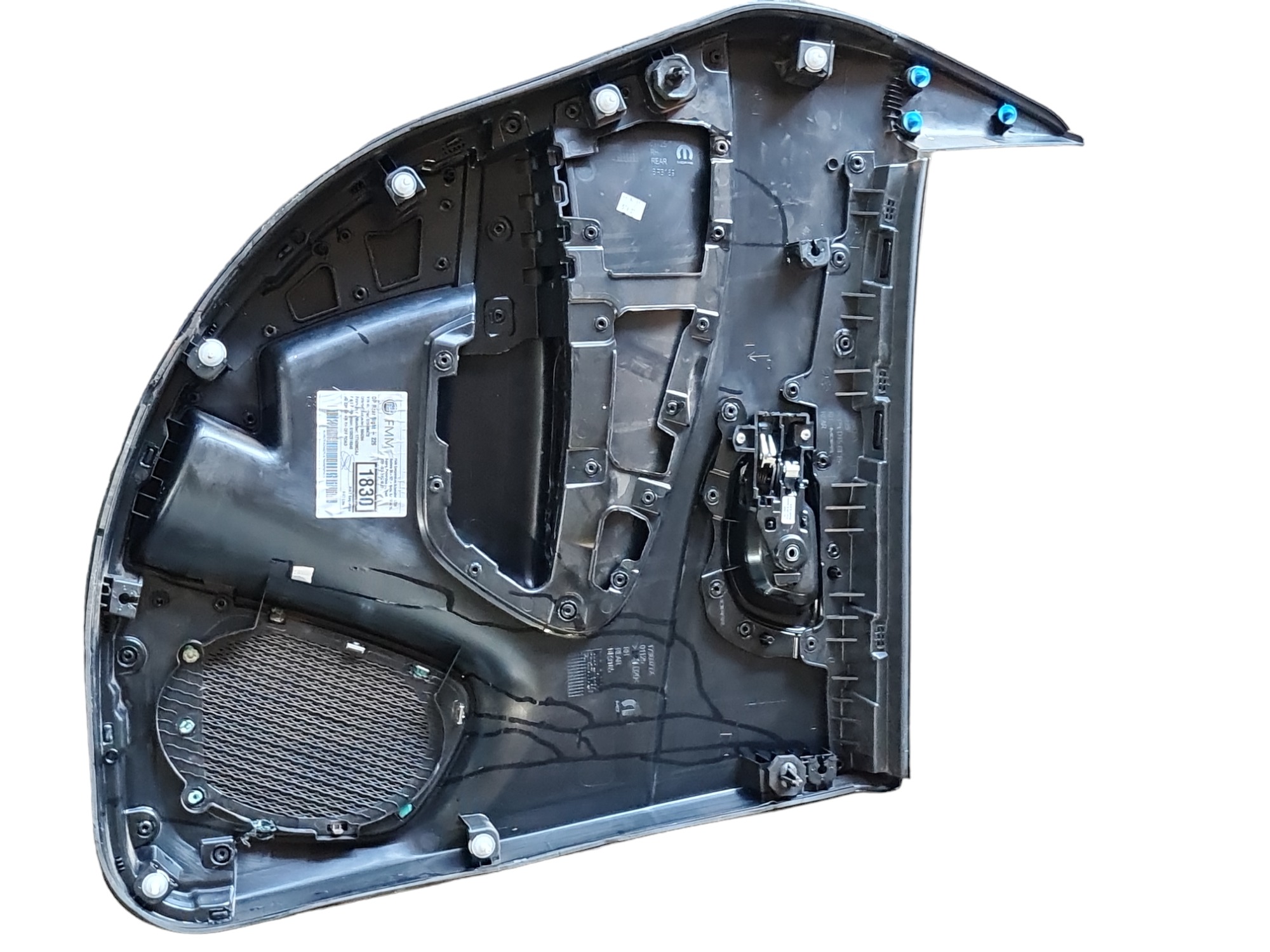 Forro De Porta Traseiro Direito Fiat Toro Volcano 19 Detalhe Preto 5