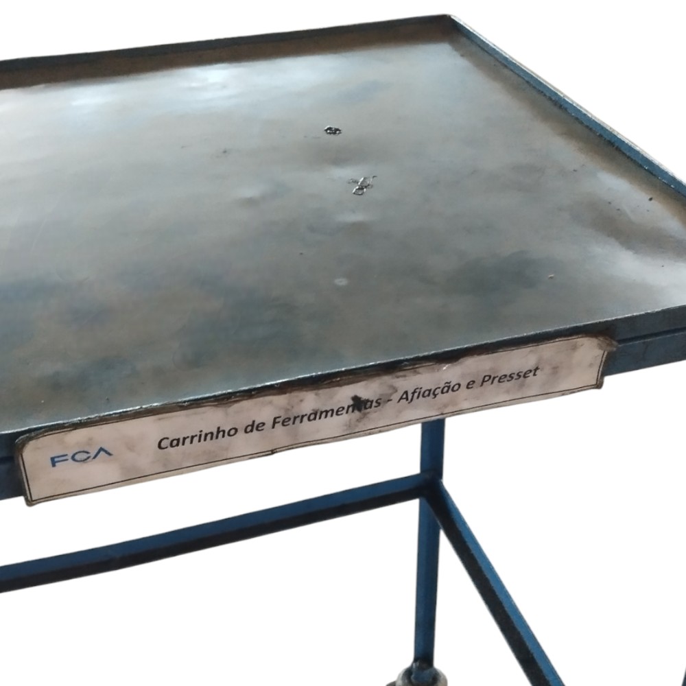 Carrinho De Ferramentas Afiação E Presset 87x44x48 Cm Azul 3