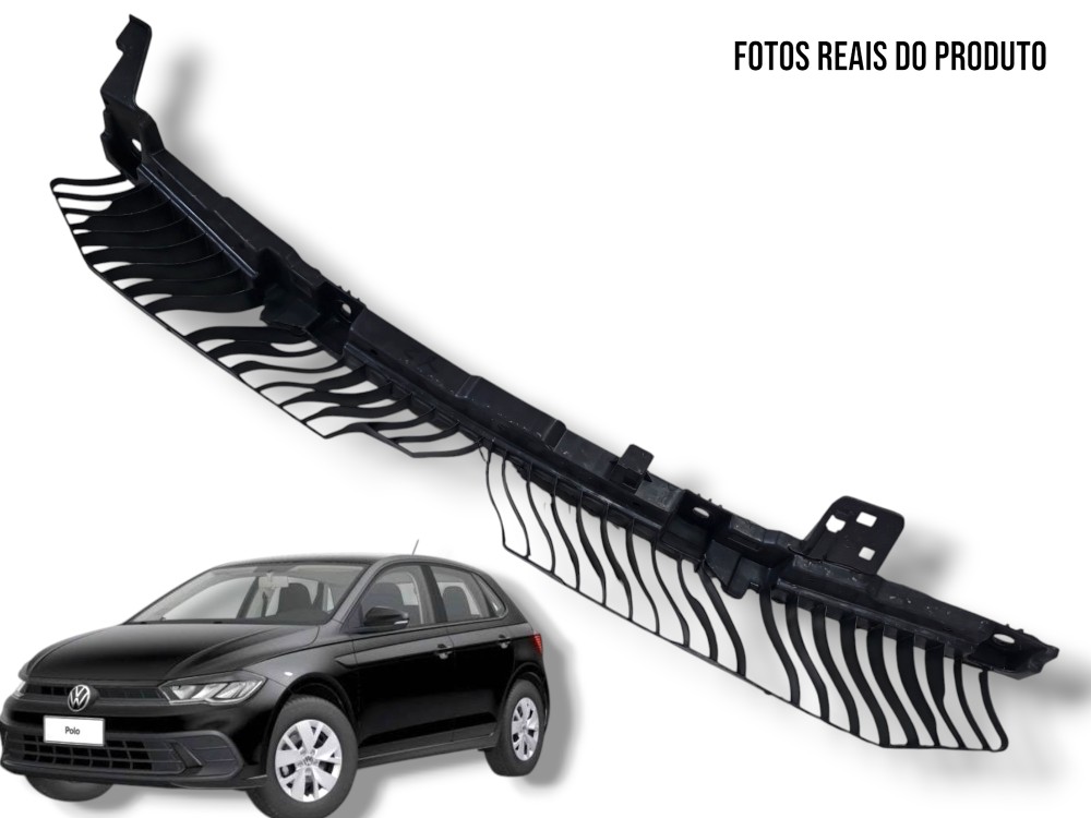 Guia Parachoque Central Vw Polo 2024 Original Detalhe 1