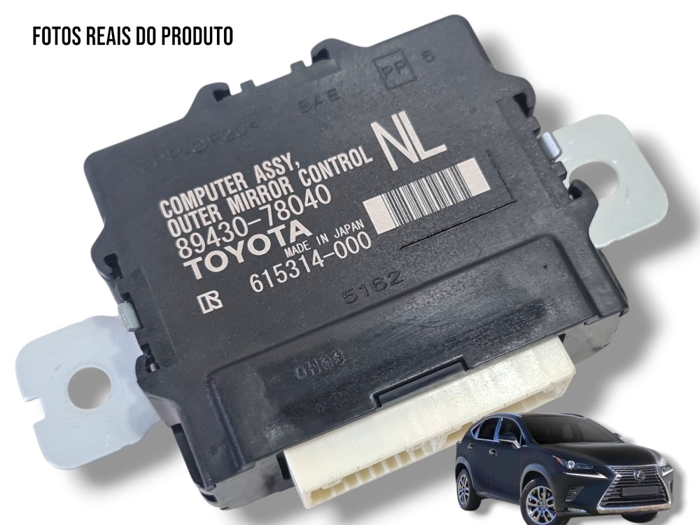 Módulo Controle De Espelhos Lexus Nx 300h 2019 89430-78040 1