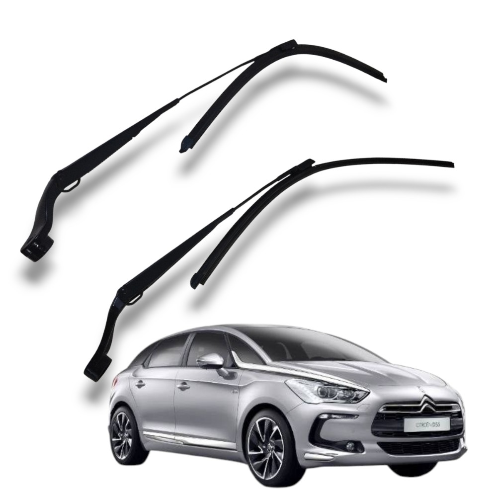 Par De Braços Limpador Para-brisa Citroen Ds5 Originais 1