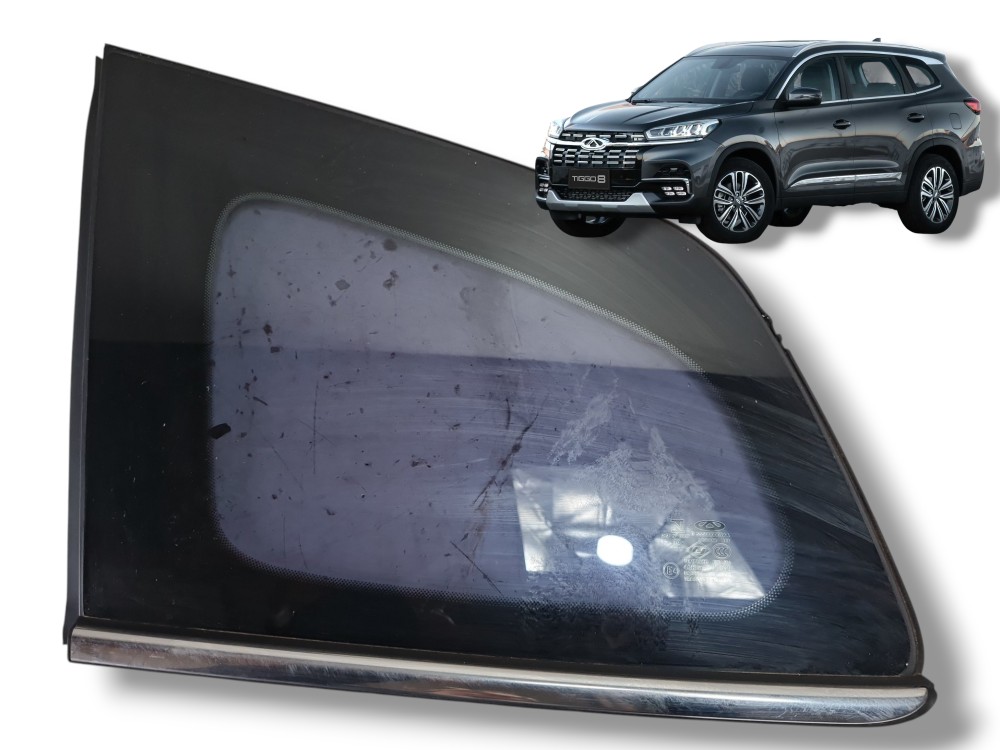 Vidro Vigia Traseiro Lateral Esquerda Chery Tiggo 8 2022 1