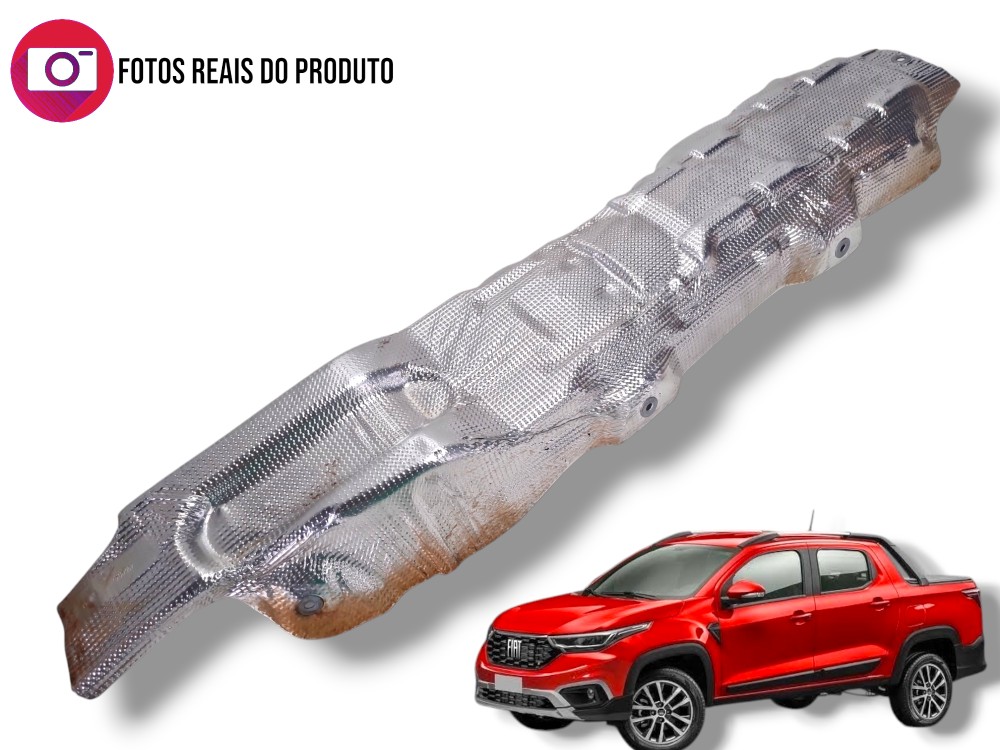 Protetor Térmico Escapamento Fiat Strada Volcano 2023 1