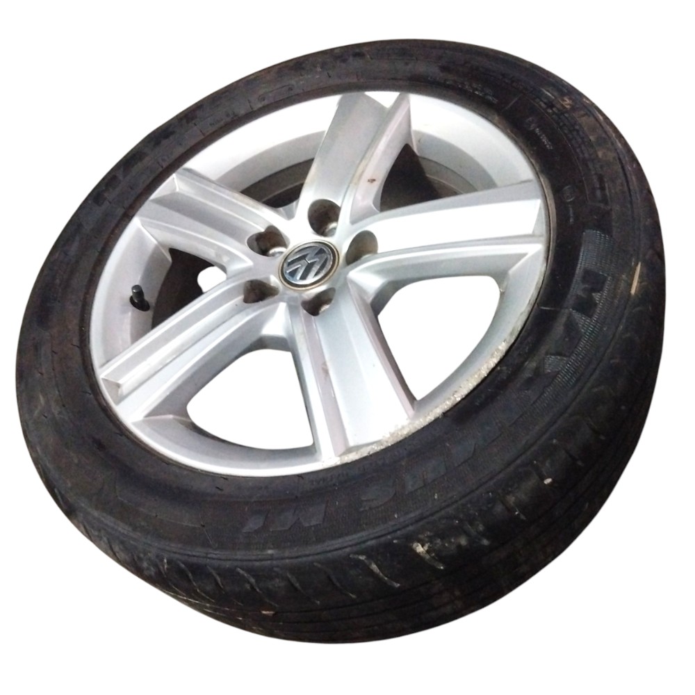 Pneu Com Roda 195/55r15 Vw/novo Fox Cl Mb 2016 Original 5