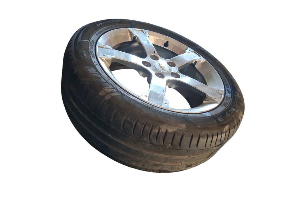 Roda Com Pneu Liga Leve 17 Chevrolet Captiva Sport Ano 2009 Prata 3