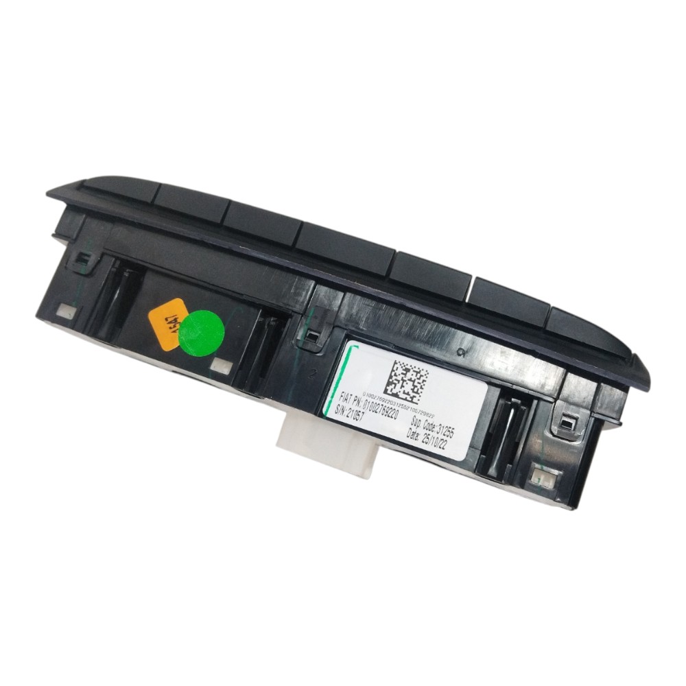 Botões Painel Central Alerta Fiat Strada 2023 01002769220  Preto 3
