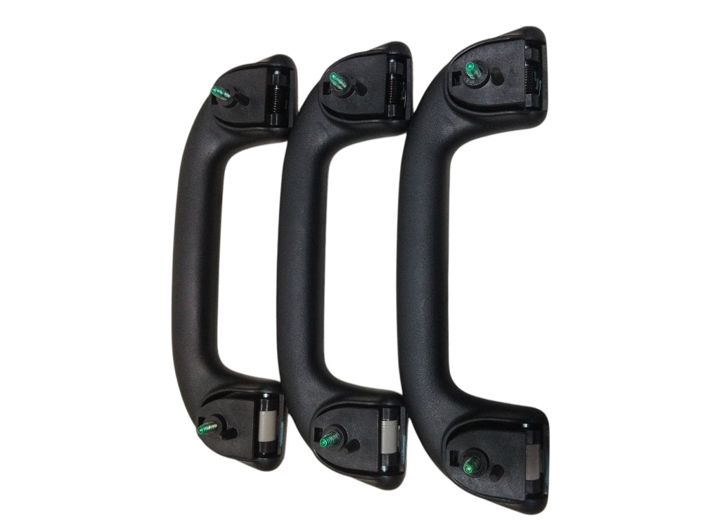 Puxadores Internos De Teto Kit C/3 Byd Dolphin Mini Original Preto 6