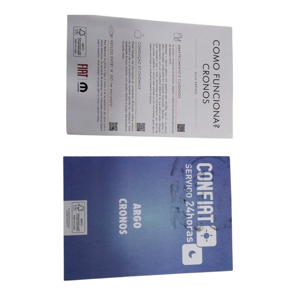 Kit Manual Instrução Do Proprietário Fiat Cronos 1.3 2023 5