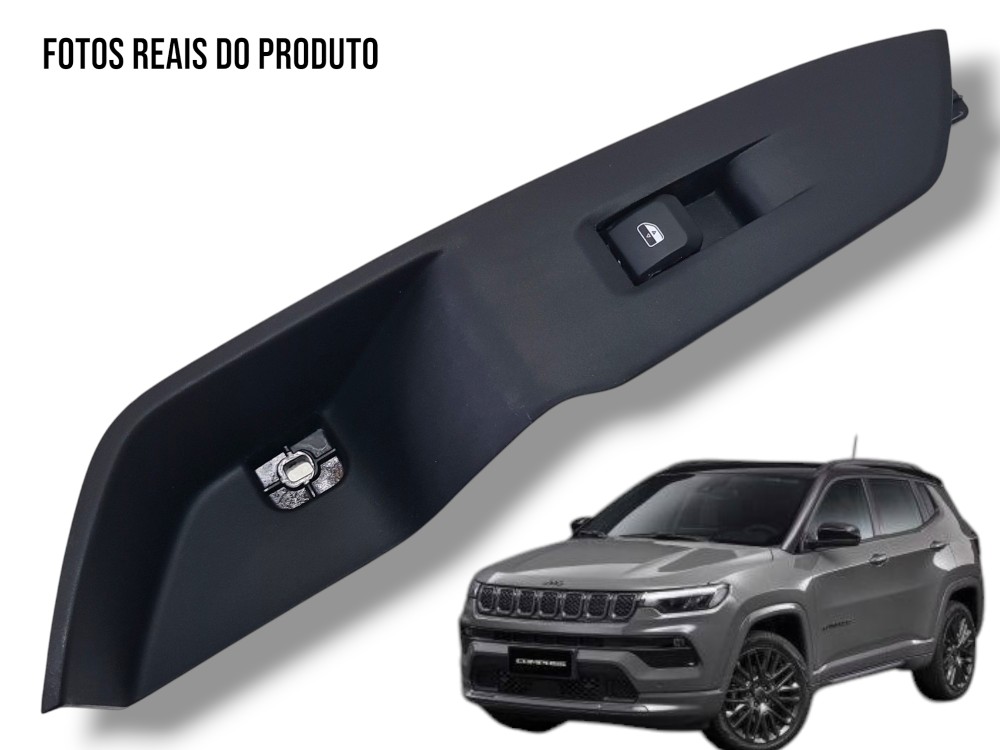 Moldura Botão Vidro Traseiro Esquerdo Jeep Compass 2023 1
