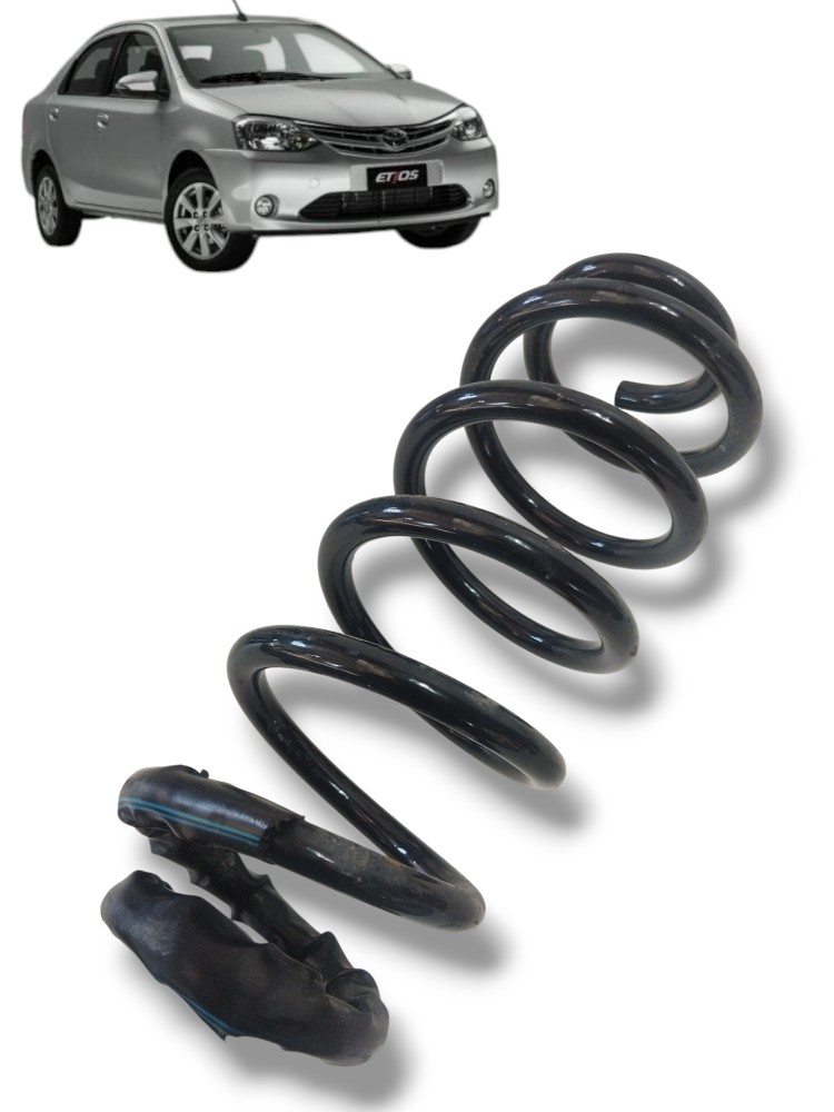 Mola suspensão traseira Toyota Etios 2018 original