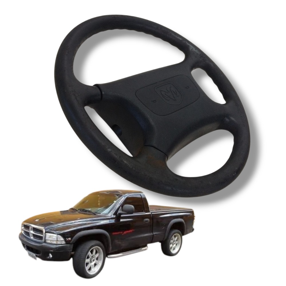 Volante Completo Original Dodge Dakota 2.5 1998 1999  Preto