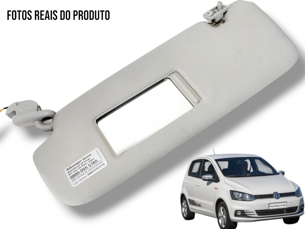 Para Sol Lado Esquerdo Vw/novo Fox Cl Mb 2016 Original 1