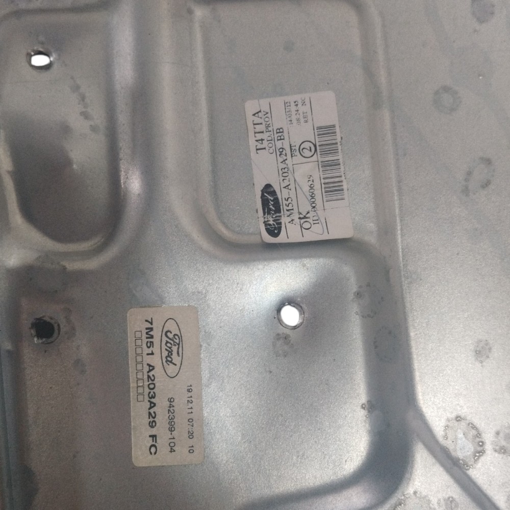 Chapa Máquina Vidro Dianteiro Esquerdo Ford Focus Hc 2013 5