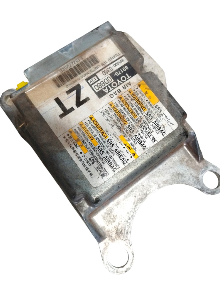 Módulo ecu airbag Toyota Yaris 2022 2023 ORIGINAL acionado 4