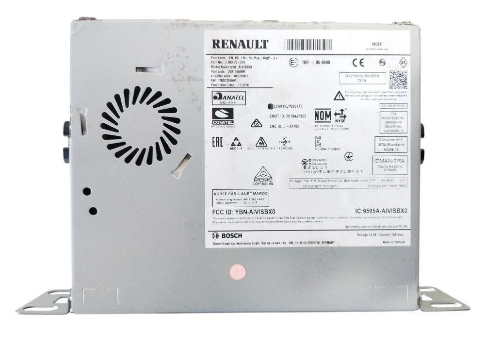 Multimídia Rádio Original Renault Zoe Neo 2022 259156598r 8