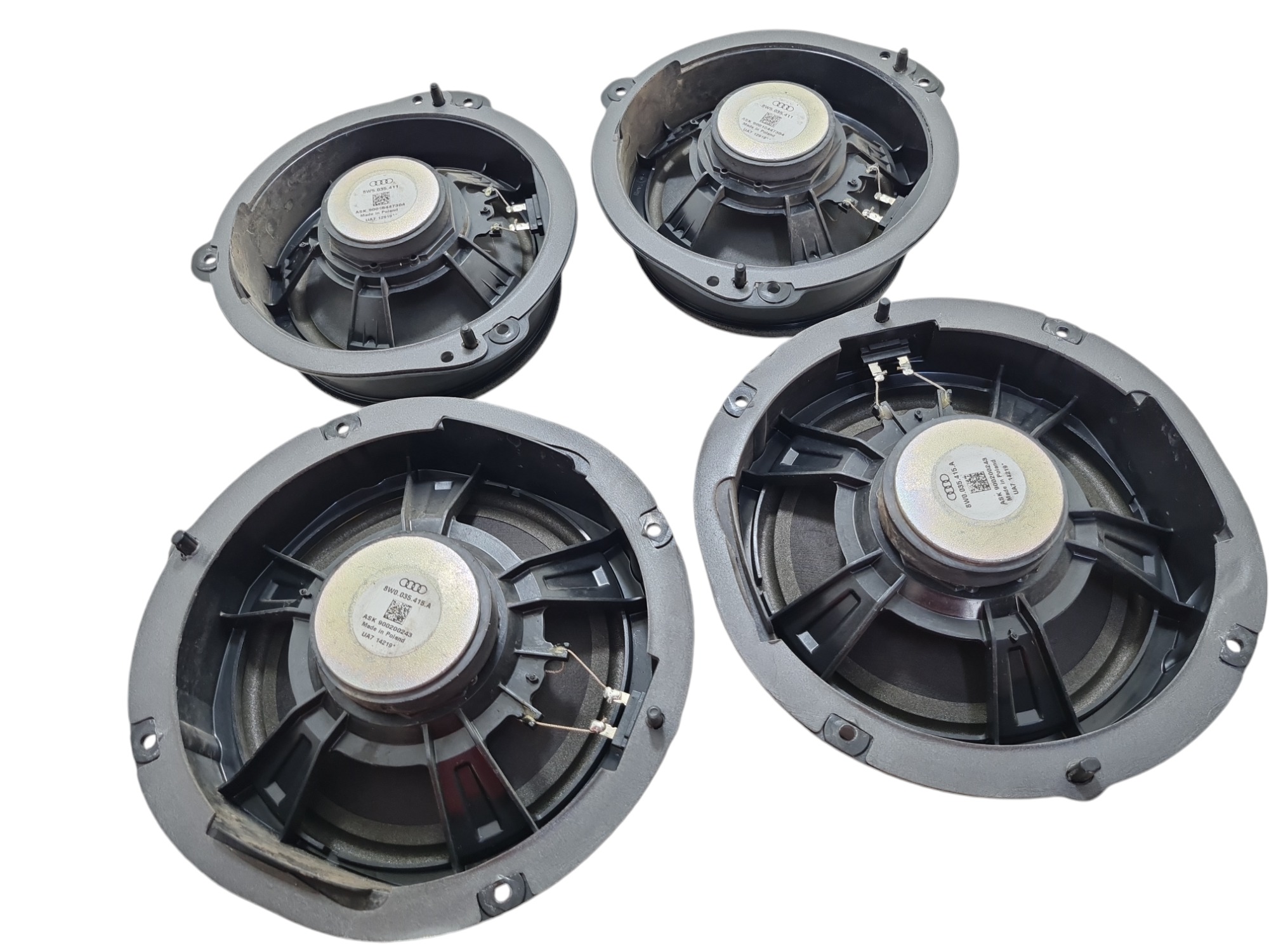 Kit 4 Auto-falantes Original Audi A4 Avant 2019 8w0035415a Preto 4