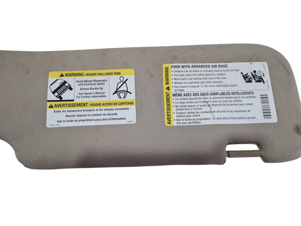 Quebra sol passageiro para gm captiva sport 2009 original 2