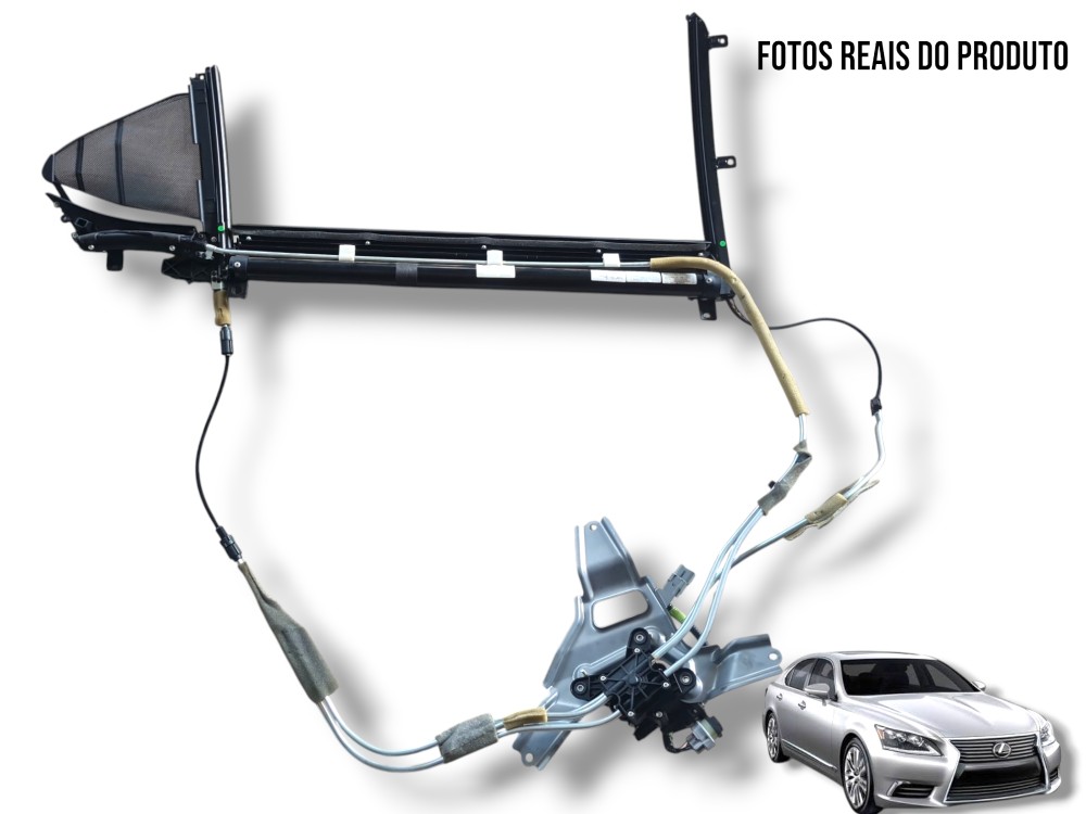 Conjunto Grade Vidro Porta Traseira Esquerda Ls 460l 2013 1