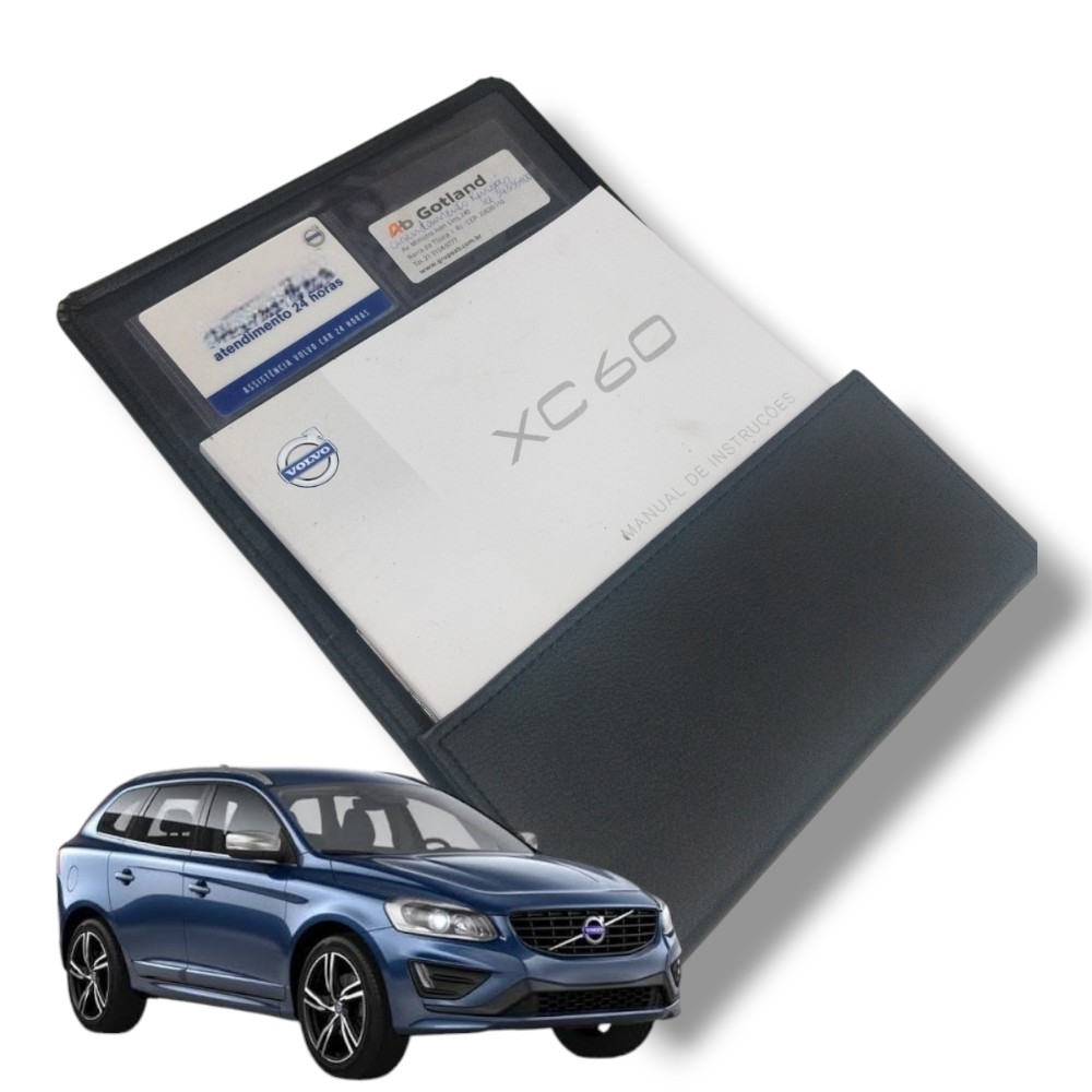 Manual Proprietário Completo Volvo Xc60 Original Impecável