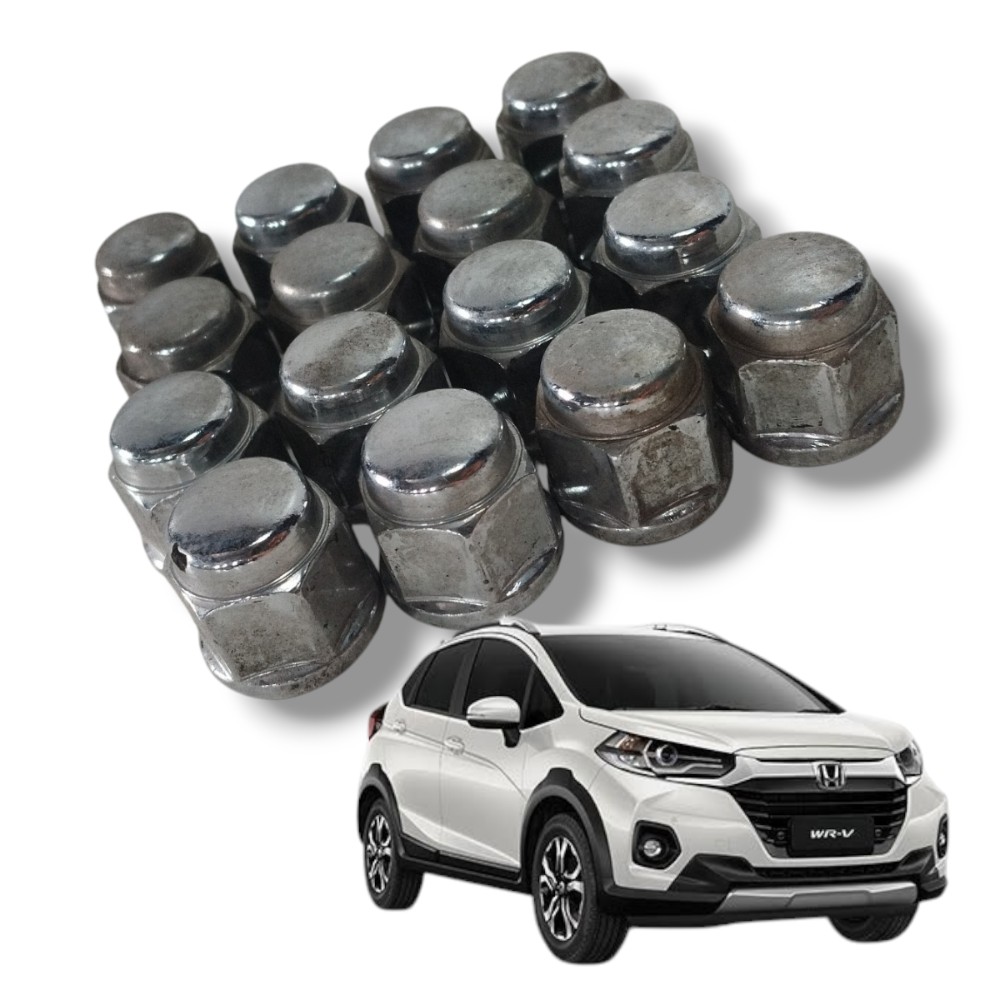 Jogo Completo 16 Parafusos Roda Honda Wr-v 2021 Originais 1