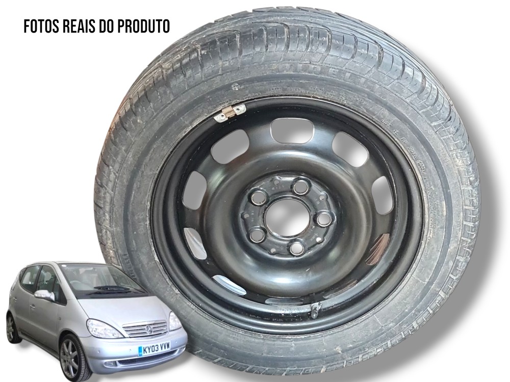 Estepe Mercedes Classe A160 1999 A 2005 195/55 Aro 15