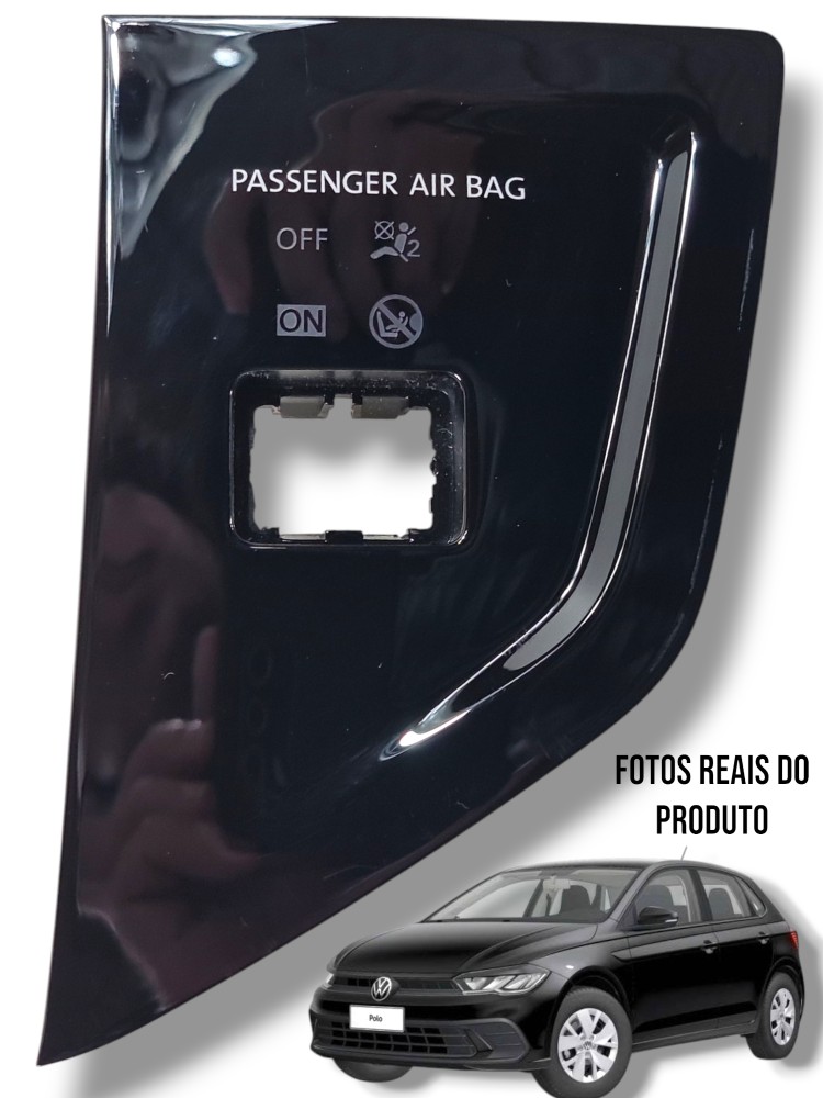 Botão Pisca Alerta Moldura Vw Polo Virtus 2017 A 2024 1