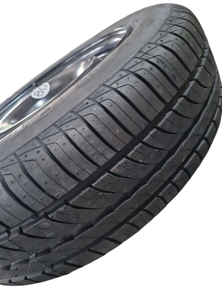Pneu Estepe Com Roda Ferro Renault Logan Zen 2013 Original Preta 5