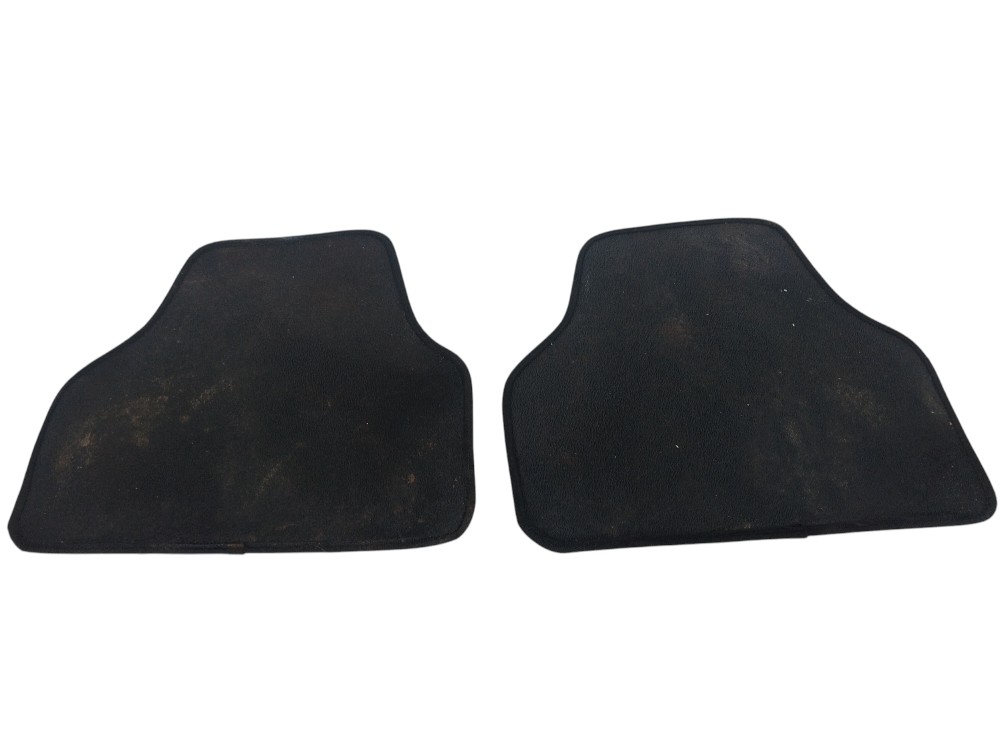 Par Tapete Traseiro Borracha Prisma Ltz 2019 Preto 1
