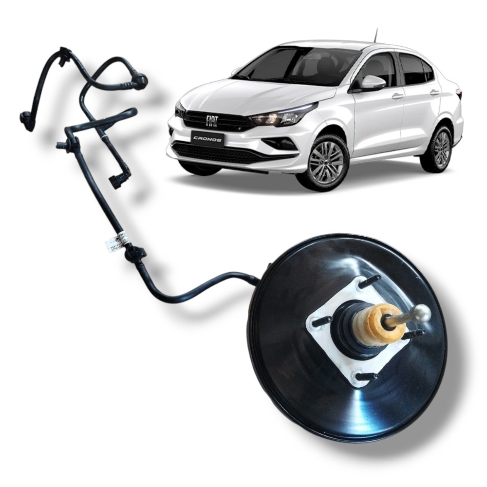 Servo hidrovácuo freio Fiat Cronos 2024 00521828290 detalhe
