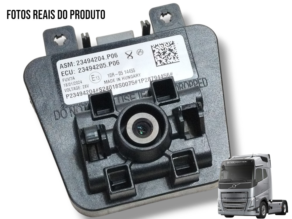 Câmera Monitoramento Caminhão Ônibus Volvo 23494204 Detalhe
