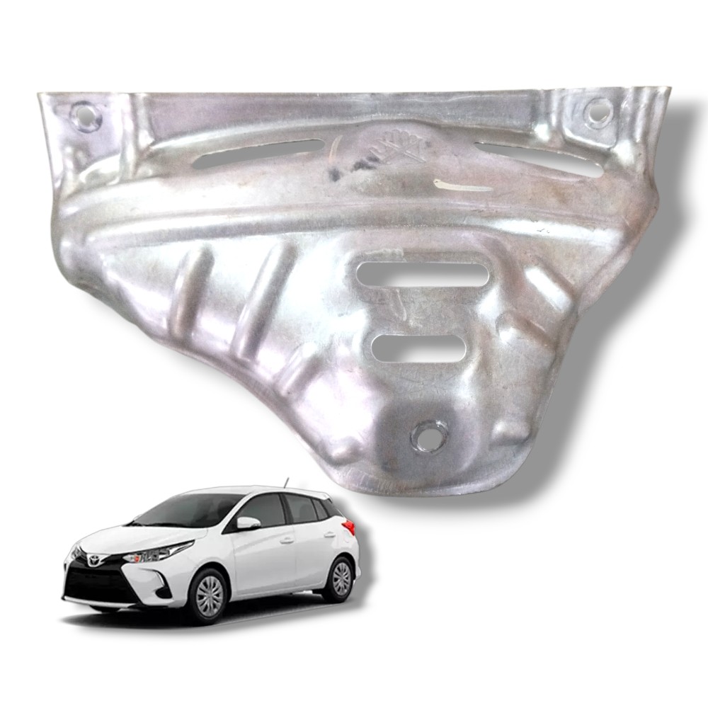 Defletor Protetor Cabeça Catalisador Toyota Yaris Original 1