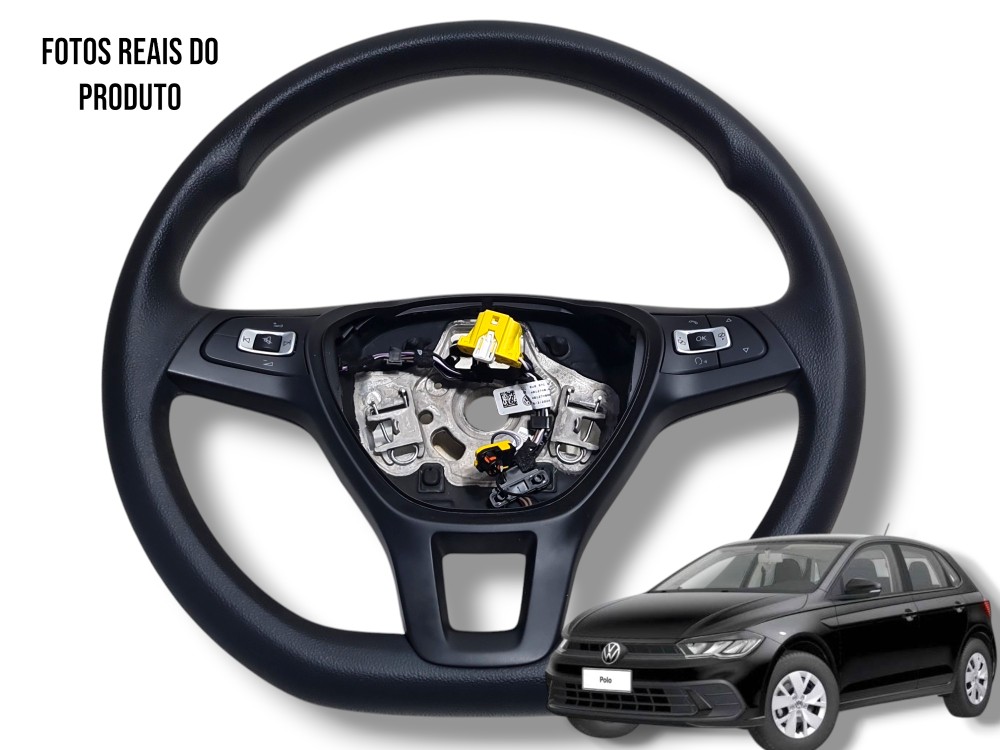 Volante Direcao C Comandos Vw Polo Fox Virtus 2024 5z0419091