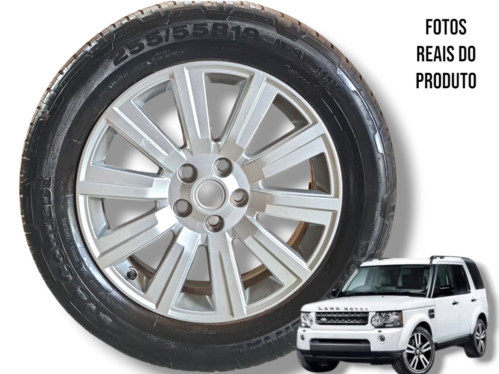 Roda Pneu Estepe 255/55r19 Aro 19 Discovery 4 2015 Continent
