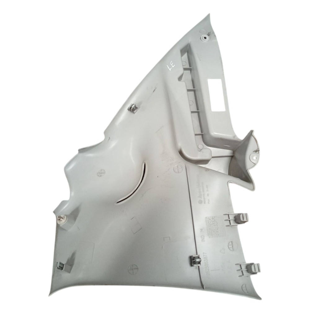 Suporte Tampão Bagagito Esquerdo Peugeot 206 2000 2001 2008 Creme 3