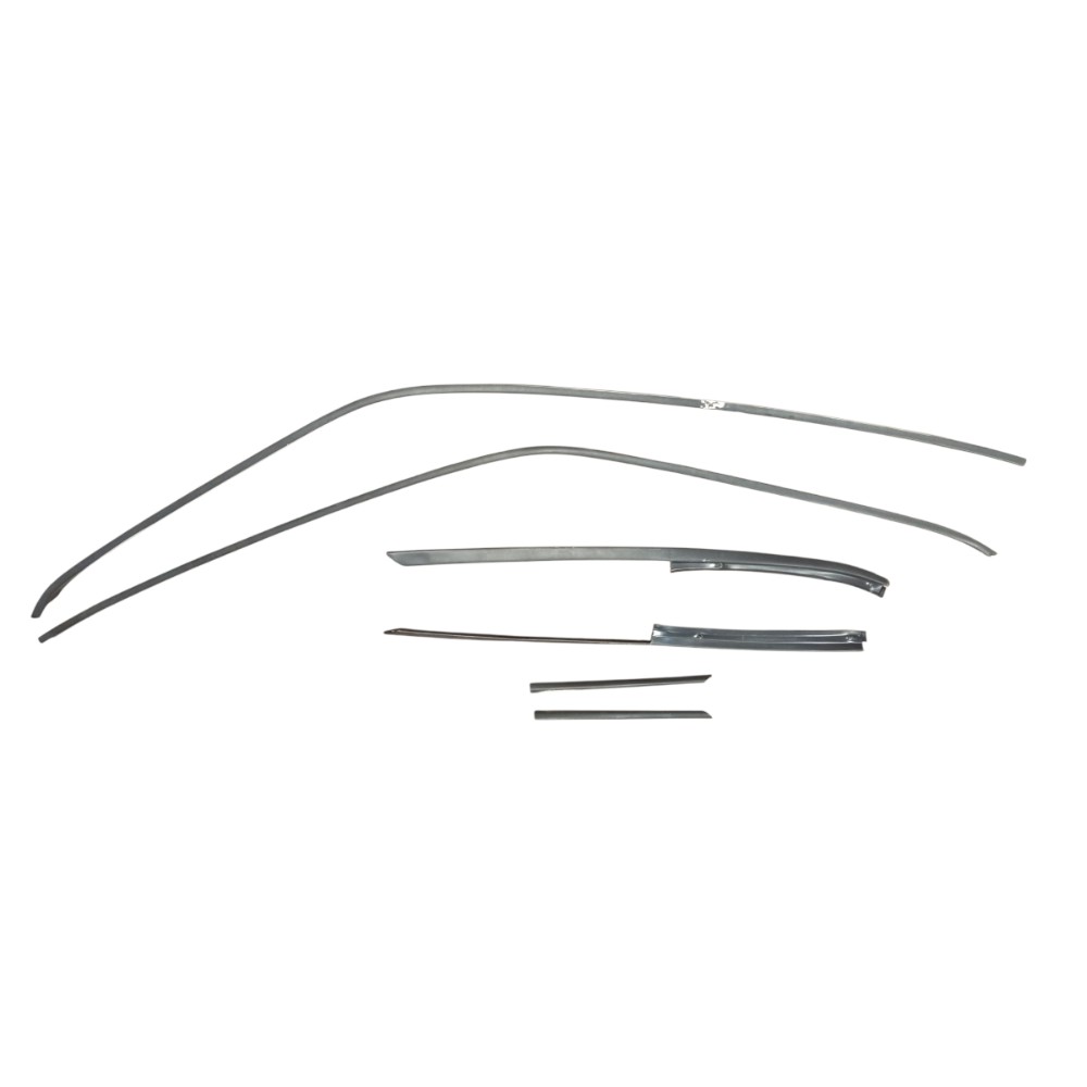 Jogo Friso Moldura Lateral Gm Omega 93 94 95 96 97 98 Preto 3