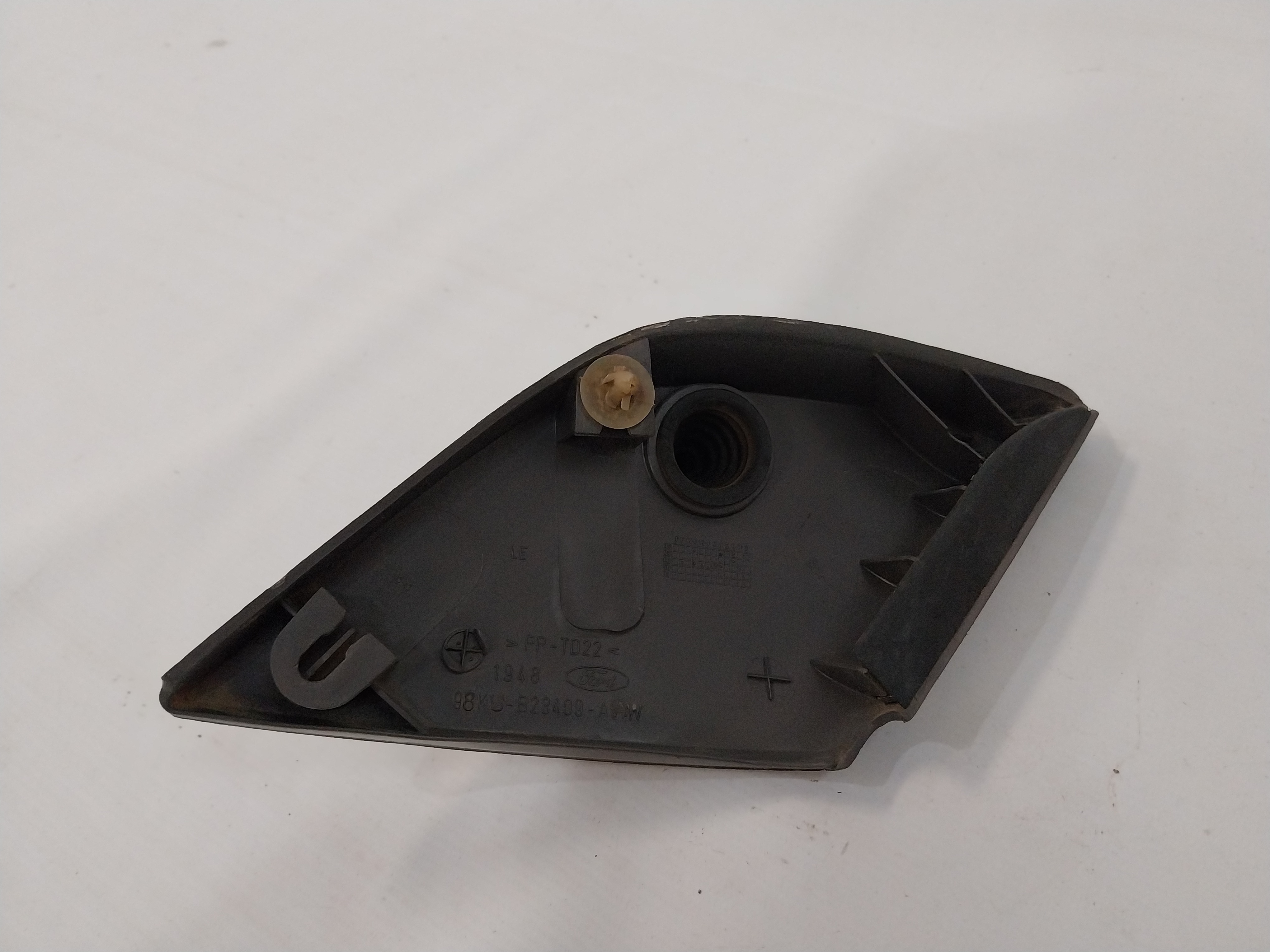 Acabamento Interno Moldura Retrovisor Ford Ka 99 A 2003 Cinza 6